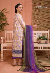 Asim Jofa Gul Rung Pret Collection Ajgr-09 Embroidered Cotton Silk 2 Pcs