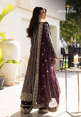 Asim Jofa Mera Haseen Jora - RTW Ajjh-01 Embroidered Raw Silk 3 Pcs