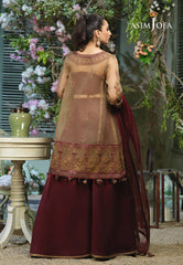 Asim Jofa Festive Jashn Ajfc-47 Embroidered Organza 3 Pcs