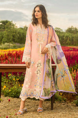 The Secret Garden Hemline By Mushq Unstitched 3 Piece Summer Suit-06-A-Butterfly Kisses