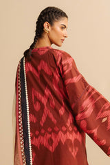 CoCo Prints By Zara Shah Jahan Unstitched 3 Piece Lawn Drop Two Suit-06-A-Sila