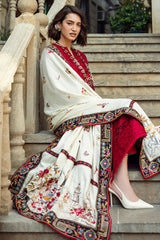 Broadway By Mushq Unstitched 3 Piece Winter Suit-MWI-06-Flying Kiss