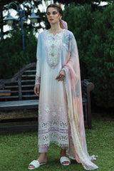 Solace OmbrÃƒÆ’Ã‚Â© By Mushq Unstitched 3 Piece Emb Chikankari Suit-06-Purezza