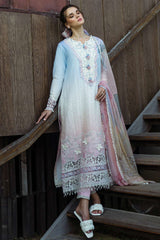 Solace OmbrÃƒÆ’Ã‚Â© By Mushq Unstitched 3 Piece Emb Chikankari Suit-06-Purezza