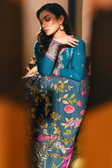 Symphony By Mushq Unstitched 3 Piece Emb Karandi Suit-06-Spiced Maple