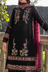 Bahaar by Farasha Unstitched 3 Piece Emb Lawn Suit-06-Twilight Bloom