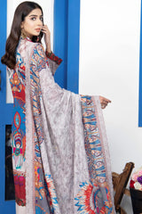 Mashaal by Riaz Arts Unstitched 3 Piece Digital Emb Khaddar Suit-MD-06