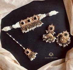 Made For Her-Gajra Choker Set - WM325