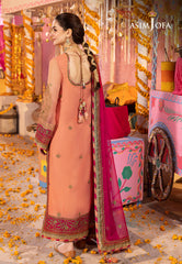 Asim Jofa Dastaan Ajda-30 Embroidered Chiffon 3 Pcs