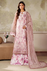 Zaneera by Zarif Unstitched 3 Piece Printed & Emb Formals Suit-Zrf-Zpe-06-Rahma