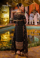 Asim Jofa Designers Limited Edition Ajdad-02-Xs Embroidered Chiffon 3 Pcs