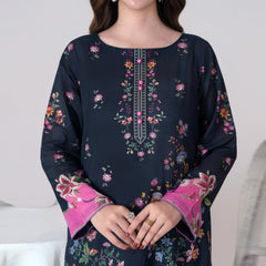 Ahlam By Safa Textile Printed Aniq 3pc Suit