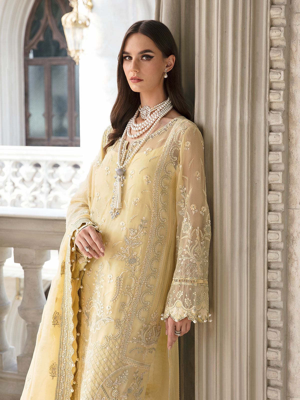 Gulaal Unstitched 3 Piece Emb Chiffon Eid Collection'2023-Sahar 04