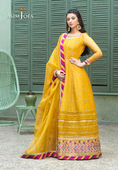 Asim Jofa Festive Jashn Ajfc-42 Embroidered Organza 3 Pcs