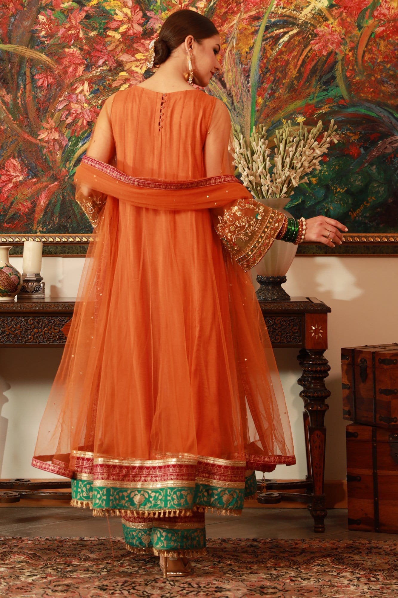 Neher By Zaaviay Stitched Genda Phool (Ready To Wear - Three Piece)