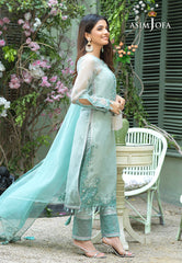 Asim Jofa Festive Jashn Ajfc-39 Embroidered Organza 3 Pcs
