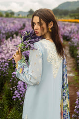 The Secret Garden Hemline By Mushq Unstitched 3 Piece Summer Suit-07-A-Hidden Oasis
