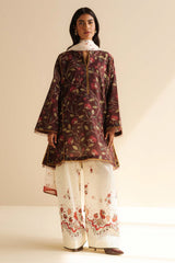CoCo Prints By Zara Shah Jahan Unstitched 3 Piece Lawn Drop Two Suit-07-A-Rey