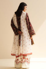CoCo Prints By Zara Shah Jahan Unstitched 3 Piece Lawn Drop Two Suit-07-A-Rey