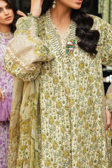 M Prints By Maria B Unstitched 3 Piece Luxury Emb Lawn Eid 2 Edit Collection'2024-MPT-2207-A