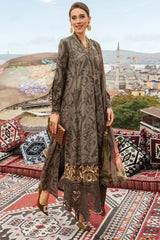 M Prints By Maria B Unstitched 3 Piece Cambric Fall Edit Suit-MPT-2307-A
