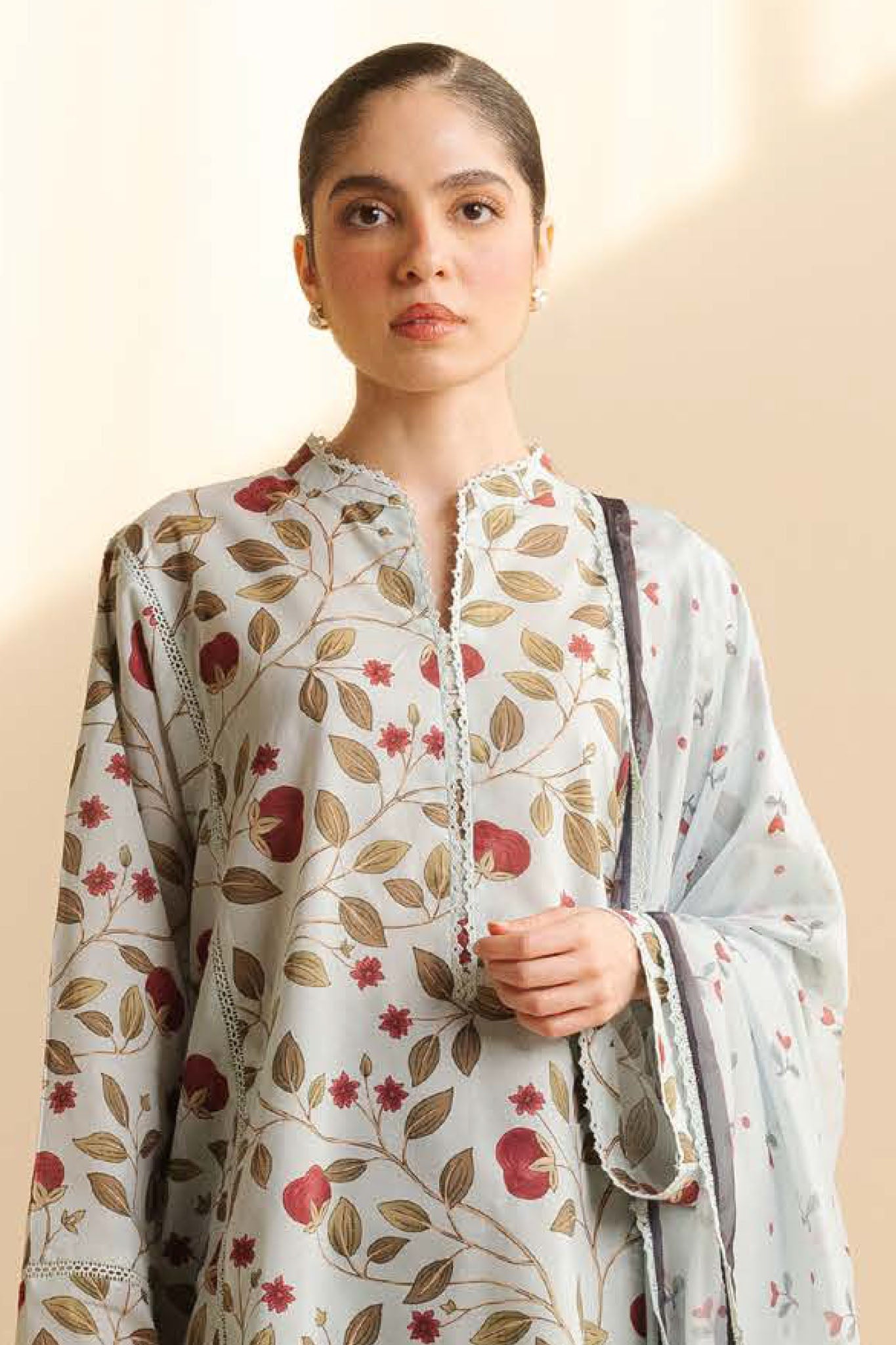CoCo Prints By Zara Shah Jahan Unstitched 3 Piece Lawn Drop Two Collection'2025-07-B-Rey