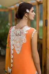 The Secret Garden Hemline By Mushq Unstitched 3 Piece Summer Suit-07-B-Silent Petals