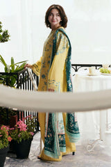 COCO By Zara Shah Jahan Unstitched 3 Piece Lawn Drop 2 Suit-07-B-Velin