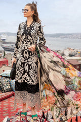M Prints By Maria B Unstitched 3 Piece Cambric Fall Edit Suit-MPT-2307-B