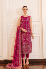 Lueur by Farasha Unstitched 3 Piece Luxury Formals Suit-07-Rosette