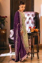 Symphony By Mushq Unstitched 3 Piece Emb Karandi Suit-07-Sparkling Noir