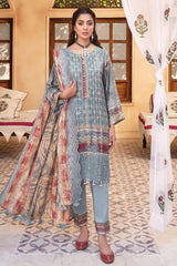 Mahee's by Riaz Arts Unstitched 3 Piece Emb Staple Slub Suit-SS-07
