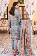 Mahee's by Riaz Arts Unstitched 3 Piece Emb Staple Slub Suit-SS-07