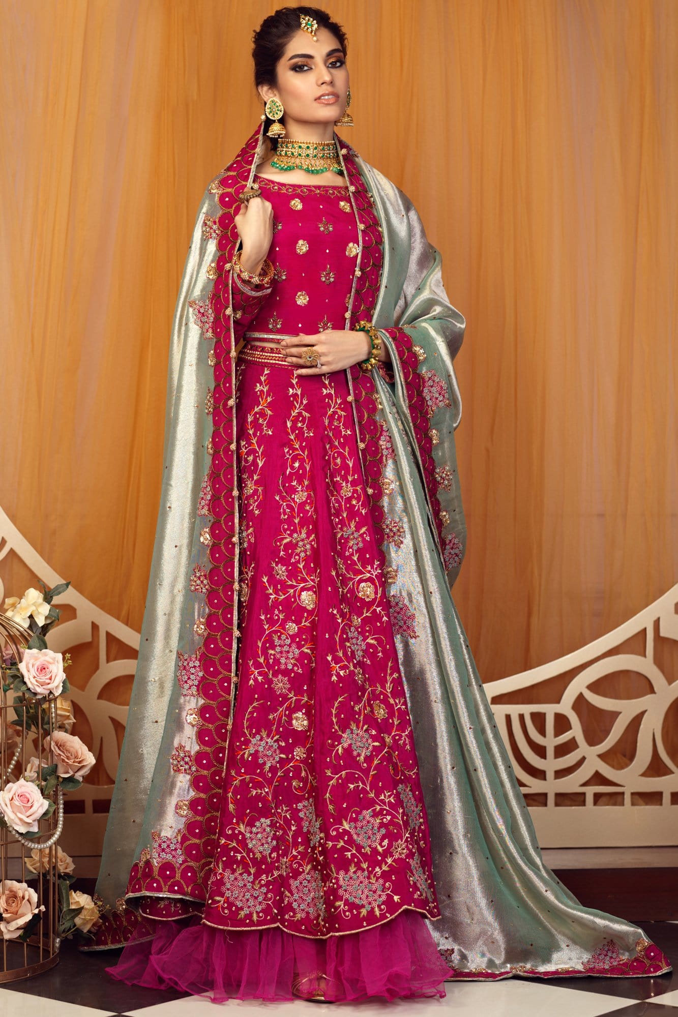 Zehnaseeb By Zaaviay Unstitched Gulaab