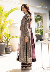 Asim Jofa Mera Haseen Jora - RTW Ajjh-01 Embroidered Raw Silk 3 Pcs