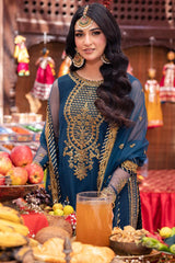 Pyaar Diyan Gallan By Asim Jofa Unstitched 3 Piece Luxury Formals Collection'2024-AJEM-07