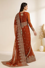 Meraki By Zarif Unstitched 3 Piece Luxury Formals Chiffon Edit Suit-ZR-MEK-07-SAWAN