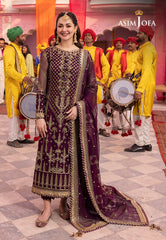 Asim Jofa Designers Limited Edition Ajdad-03-Xs Embroidered Chiffon 3 Pcs