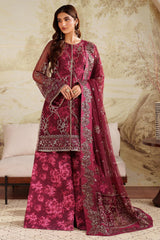 Zaneera by Zarif Unstitched 3 Piece Printed & Emb Formals Collection'2025-Zrf-Zpe-07-Falek