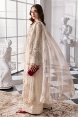Mbroidered By Maria B Unstitched 3 Piece Wedding Suit-BD-3007