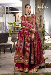 Asim Jofa Mera Haseen Jora - RTW Ajjh-08 Embroidered Organza 3 Pcs
