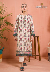 Asim Jofa Gul Rung Pret Collection Ajgr-01 Printed Cotton Silk 1 Pcs