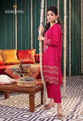 Asim Jofa Tara Sitara Ajtm-03 - 2 Pcs Embroidered Raw Silk 2 Pcs