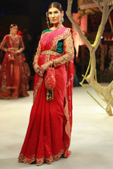 Zehnaseeb By Zaaviay Unstitched Kesariya