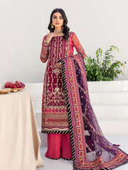 Gulaal Unstitched 3 Piece Wedding Vol-01 Suit-Rangoli 08 - 3 Piece