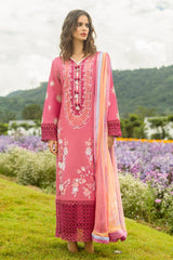 The Secret Garden Hemline By Mushq Unstitched 3 Piece Summer Suit-08-A-Garden of Dreams