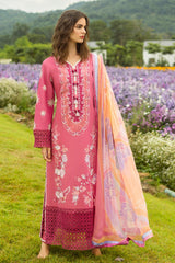 The Secret Garden Hemline By Mushq Unstitched 3 Piece Summer Suit-08-A-Garden of Dreams