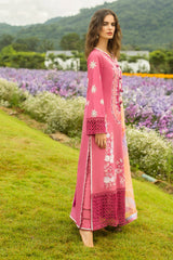 The Secret Garden Hemline By Mushq Unstitched 3 Piece Summer Suit-08-A-Garden of Dreams