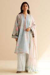 CoCo Prints By Zara Shah Jahan Unstitched 3 Piece Lawn Drop Two Suit-08-B-Vara