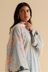 CoCo Prints By Zara Shah Jahan Unstitched 3 Piece Lawn Drop Two Collection'2025-08-B-Vara